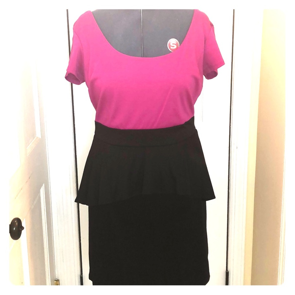 Super cute JFW Peplum style dress! XL/1X